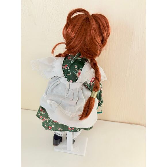 Vintage Anne of Green Gables Porcelain Doll Romero 12” in Box Maple Leaf Toys - Picture 8 of 8